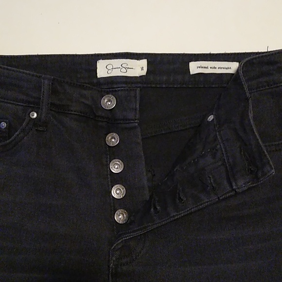 Wide leg black jeans by Jessica Simpson - Picture 2 of 9